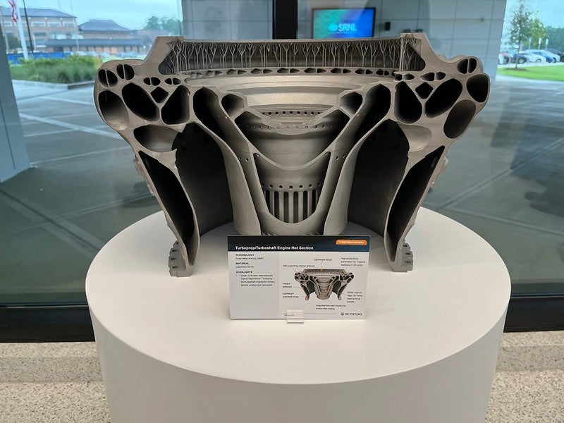 3D시스템즈의 금속 3D 프린팅 기술로 제작된 터보프롭·터보샤프트 엔진 고온부 부품