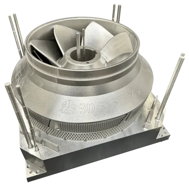 DMP 500 Build on Plate