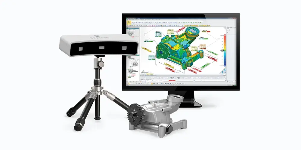 검사용 Geomagic Capture를 사용한 데스크톱 스캐닝
