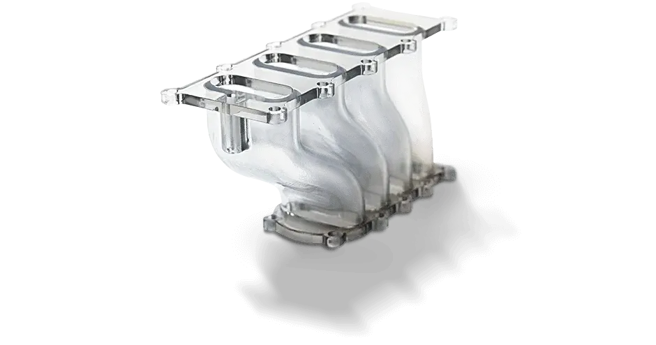 VisiJet SL HiTemp SLA 3D로 프린트된 배기 원형