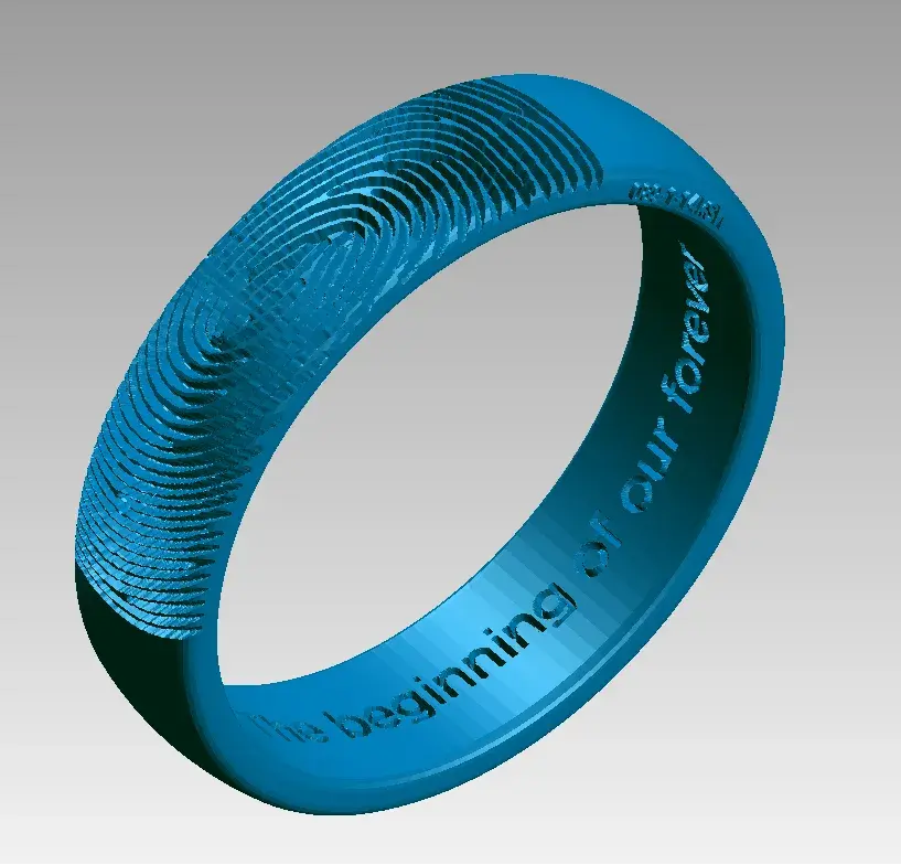 Vowsmith 고객이 온라인으로 맞춤 제작한 반지 설계