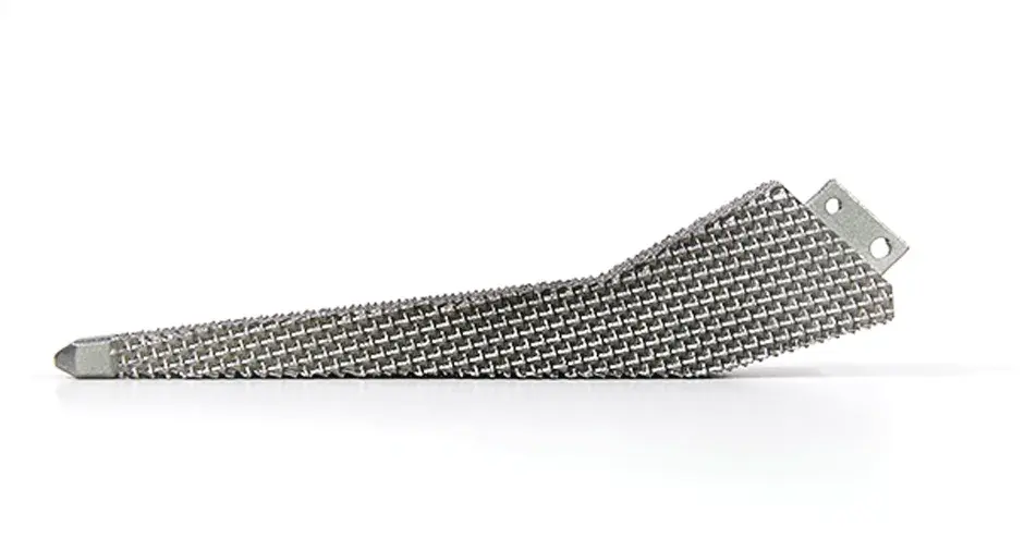 3D Systems healthcare direct metal printed stainless femoral broach