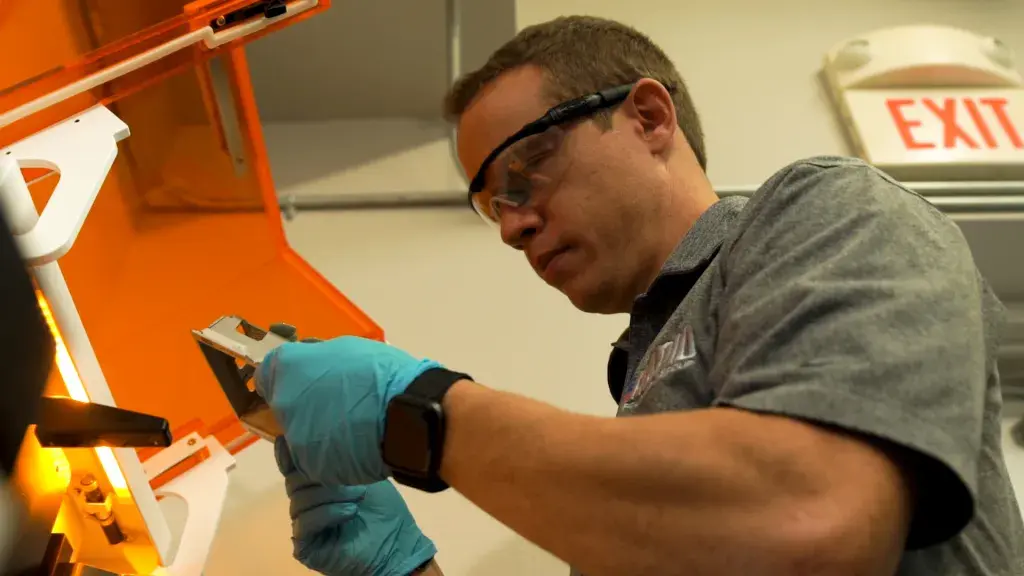 Figure 4 시스템에서 3D 인쇄 부품 제거