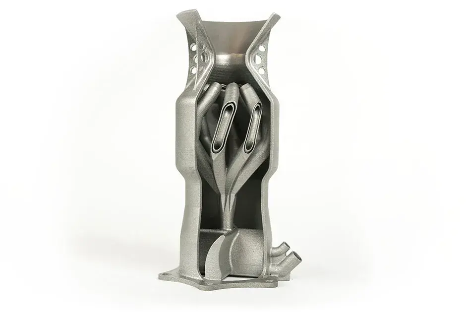 이중 재료 기술을 적용하고 압력 손실을 줄인 연료 노즐. 