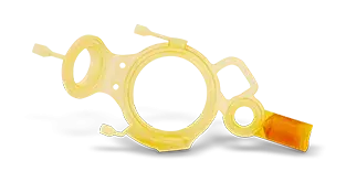 Figure 4 EGGSHELL-AMB 10에서 제작한 프린트된 의료용 부품