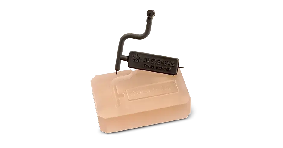 금형이 있는 VisiJet m2s HT90 부품 