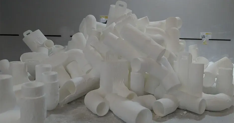 생산된 Decathlon 스노클링 마스크 부품