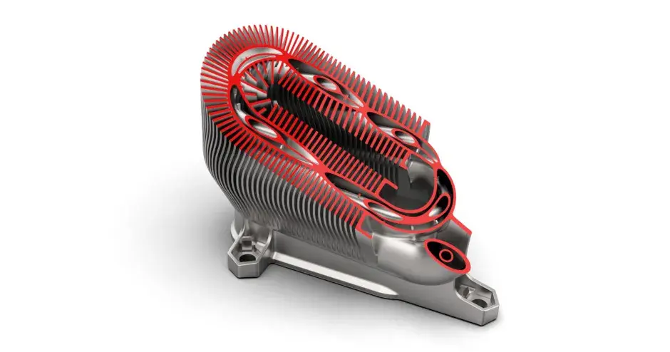 3D Systems DMP Laserform 316L 층상 열 교환기