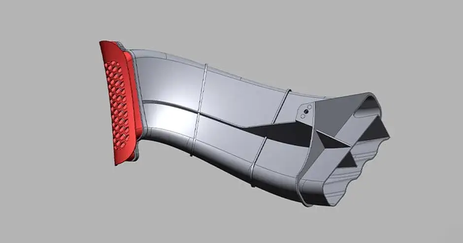 SLA 복잡한 디지털 덕트 모터스포츠