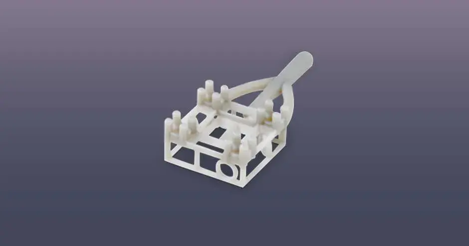 figure 4 jewel master grey 3d 프린팅 정사각 펜던트