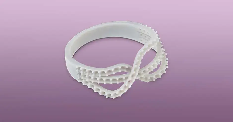 figure 4 jewel master grey 3d 프린팅 링