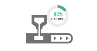 성형 생산 리드 타임을 최대 80%까지 감소