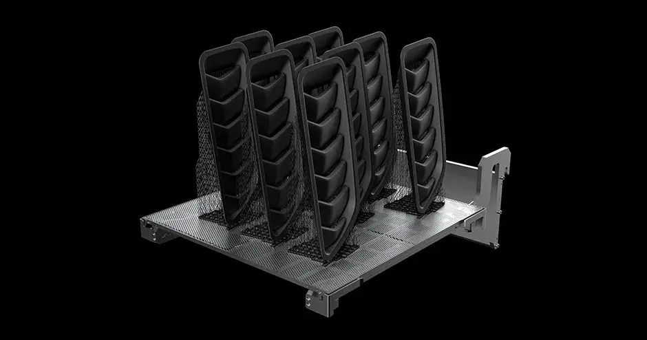 SLA 750 프린터에서 제작된 대형 3D 프린트 부품