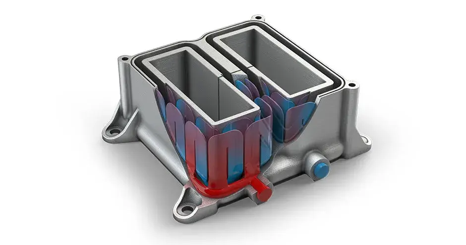 유체를 사용하는 반도체 냉각기