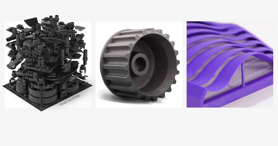 3, 3D printed parts