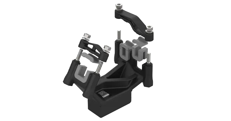 최종 부품의 3D 스캔 데이터에 맞게 조정하는 모듈식 CNC 고정구. 
