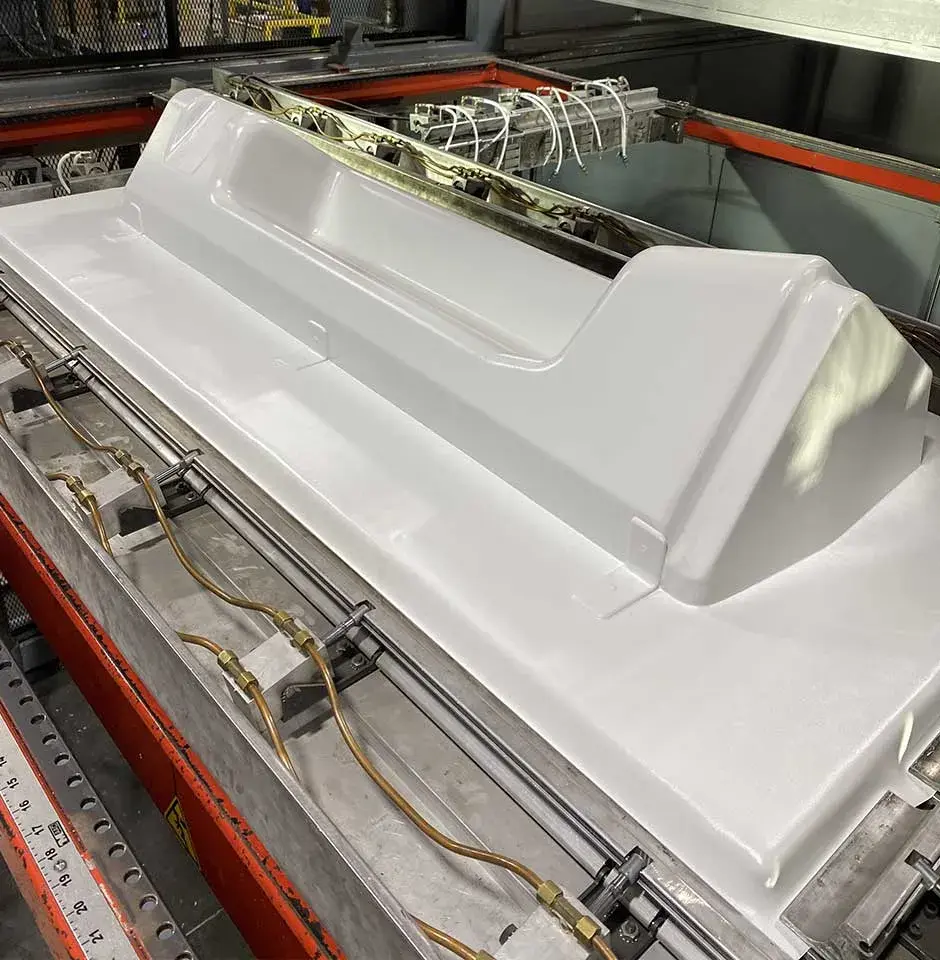 3D Systems Titan 고객 Duo Form 열성형 부품 클로즈업