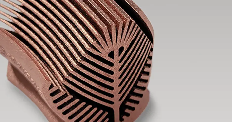 3D로 프린트한 구리 부품
