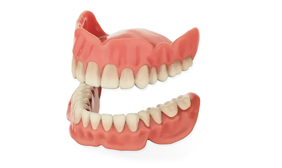 분사식 틀니 광택 치아