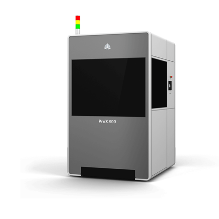 원형 제작 및 3D 프린트 매몰 주조 패턴용 3D Systems ProX 800 3D 프린터(SLA)