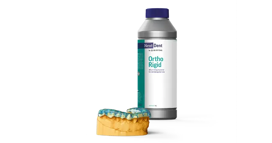치과 응용 분야에서 사용하는 3D Systems NextDent Ortho Rigid 소재