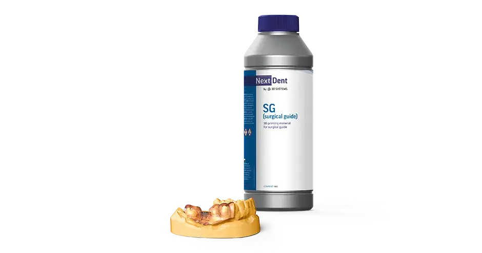 치과 응용 분야에서 사용하는 3D Systems NextDent SG 소재