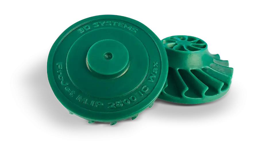 ProJet MJP 2500 IC에서의 3D 프린팅을 위한 3D Systems VisiJet M2 ICast 소재