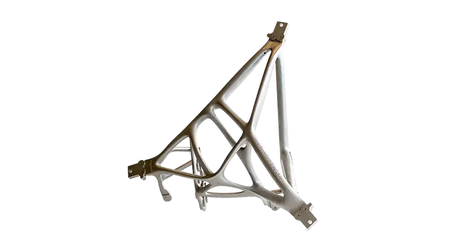 LaserForm AlSi7Mg0.6을 사용하여 금속 3d 프린트된 우주 항공용 브래킷 (A) - Thales Alenia Space에 의한 설계 