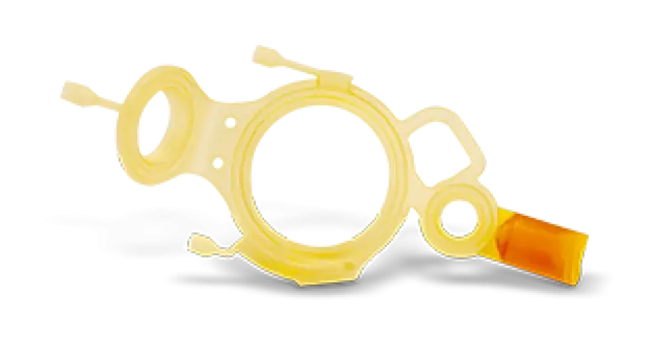 Figure 4 EGGSHELL-AMB 10에서 제작한 프린트된 의료용 부품