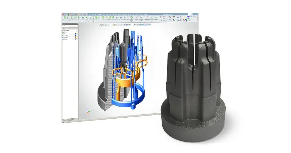 형상 적응형 냉각 예시 부품