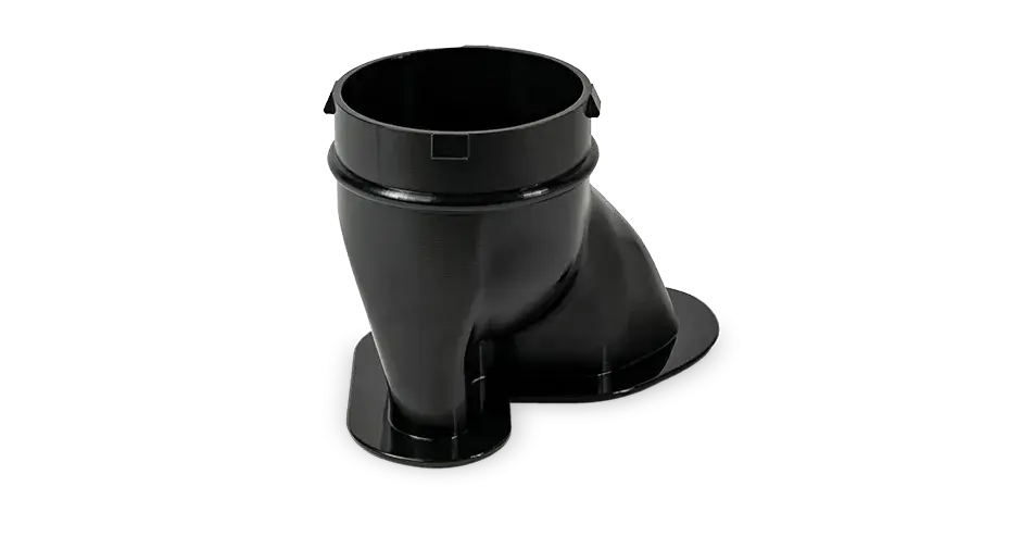 Accura AMX Rigid Black을 사용해 3D로 프린트한 ducttm